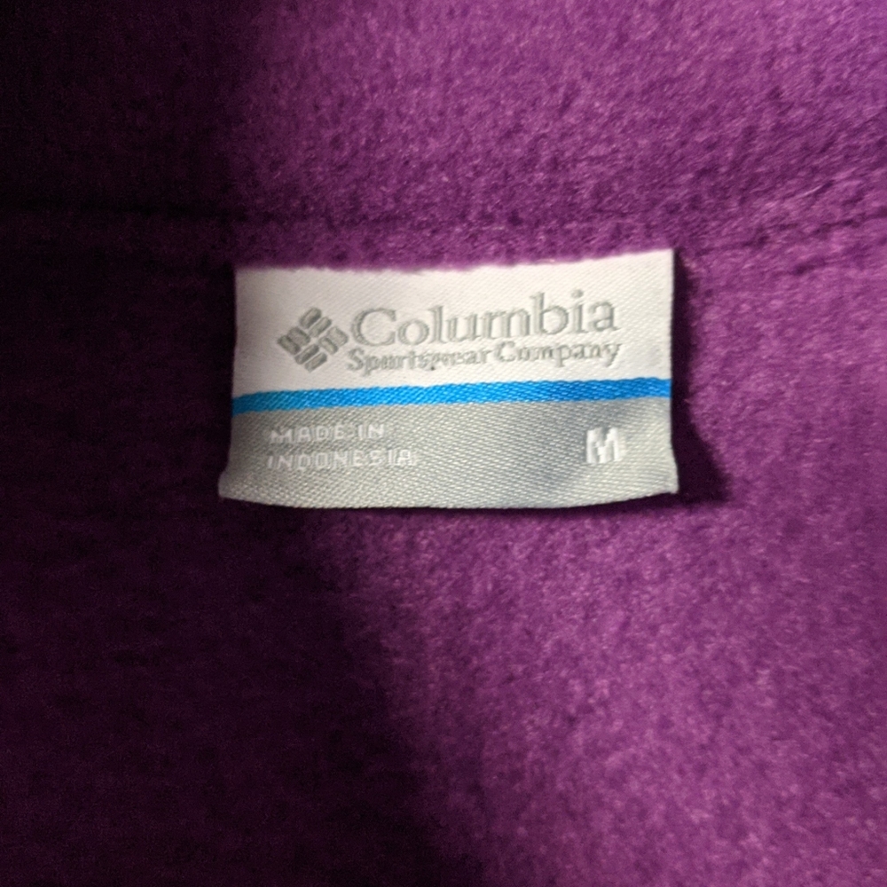 Columbia fleece zip up medium - Picture 4 of 5